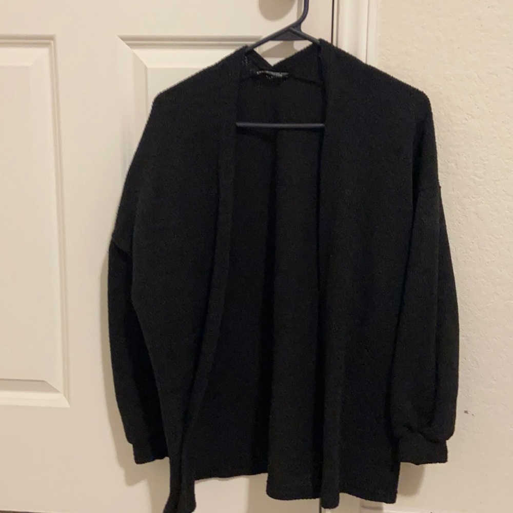 Knit black cardigan